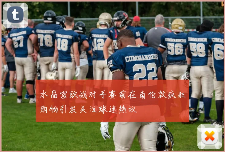 水晶宫欧战对手赛前在南伦敦疯狂购物引发关注球迷热议